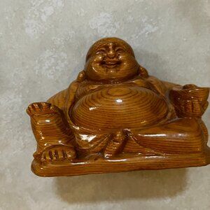 Small wooden Buddha from Thailand